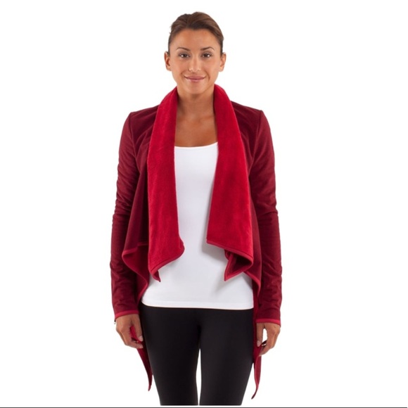 Lululemon Presence of Mind Jacket Red Cranberry - Picture 2 of 13